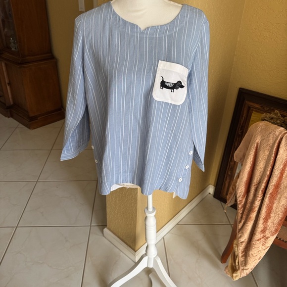 Karen Kane striped Top - Picture 3 of 8